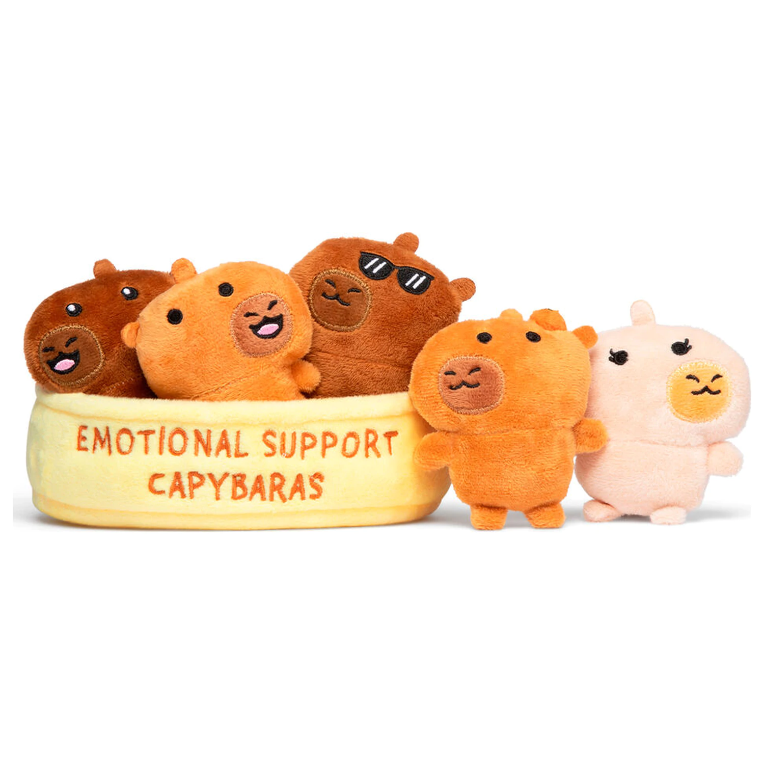 plyšové hračky Emotional Support Capybaras produktová fotografia