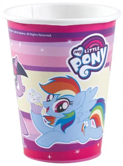 My Little Pony papierové poháre 8 ks 250 ml produktová fotografia