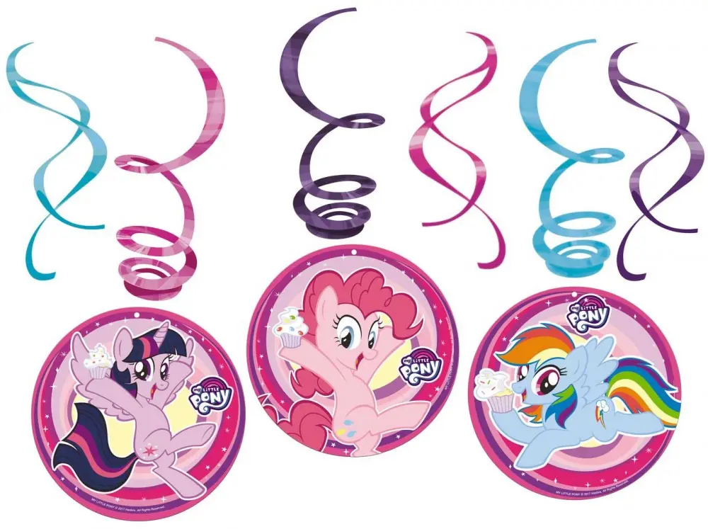 My Little Pony Ribbon Dekorácie, 6-dielna sada produktová fotografia