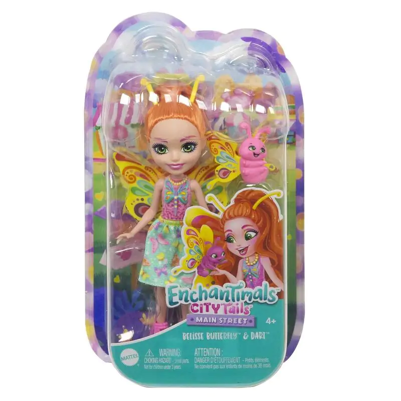 Enchantimals City Tails Belisse Butterfly bábika produktová fotografia