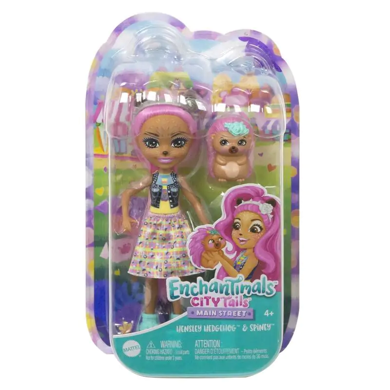 Enchantimals City Tails Hensley Hedgehog bábika produktová fotografia