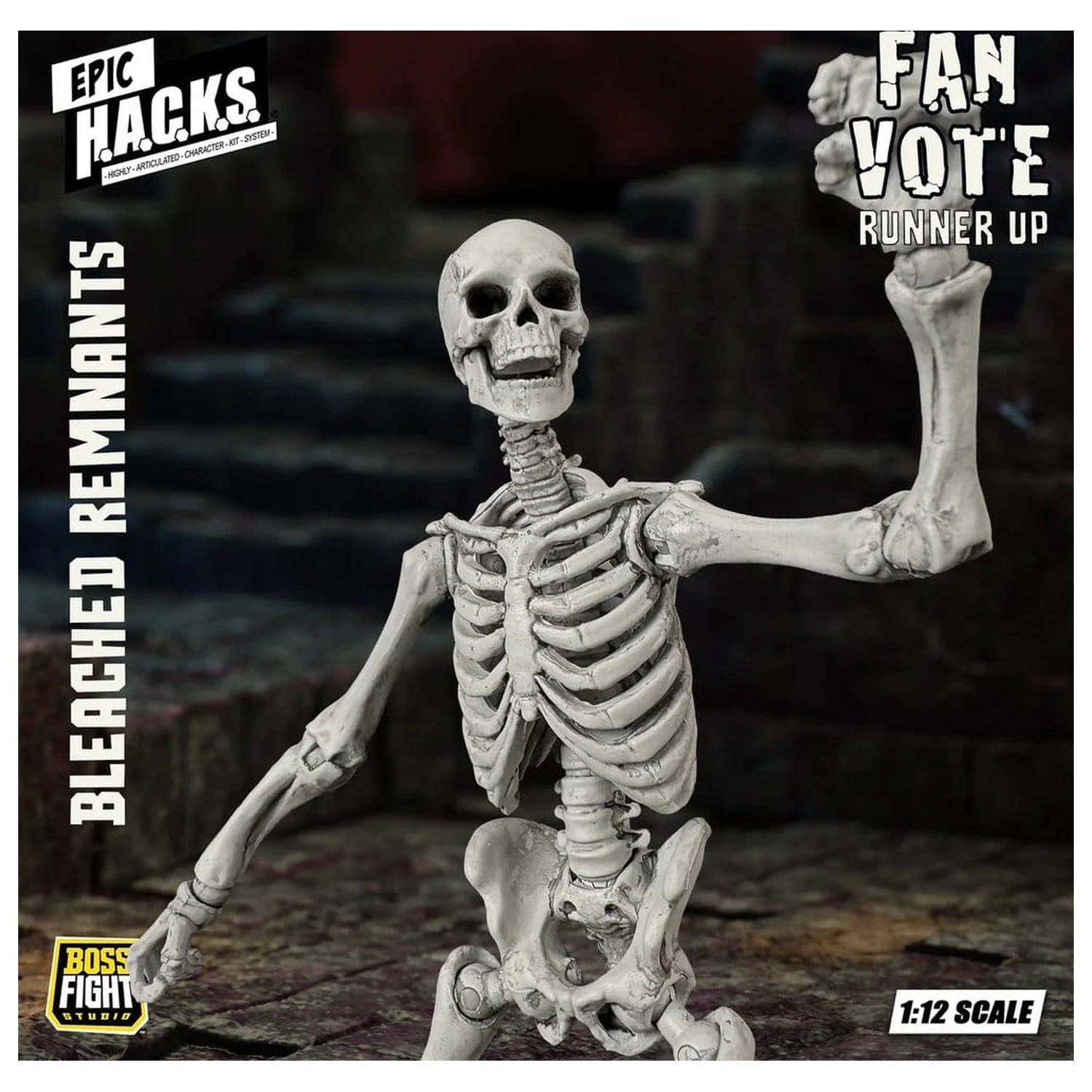 EPIC H.A.C.K.S. Akčná figúrka 1/12 Skeleton Blank Bleached Remnants produktová fotografia