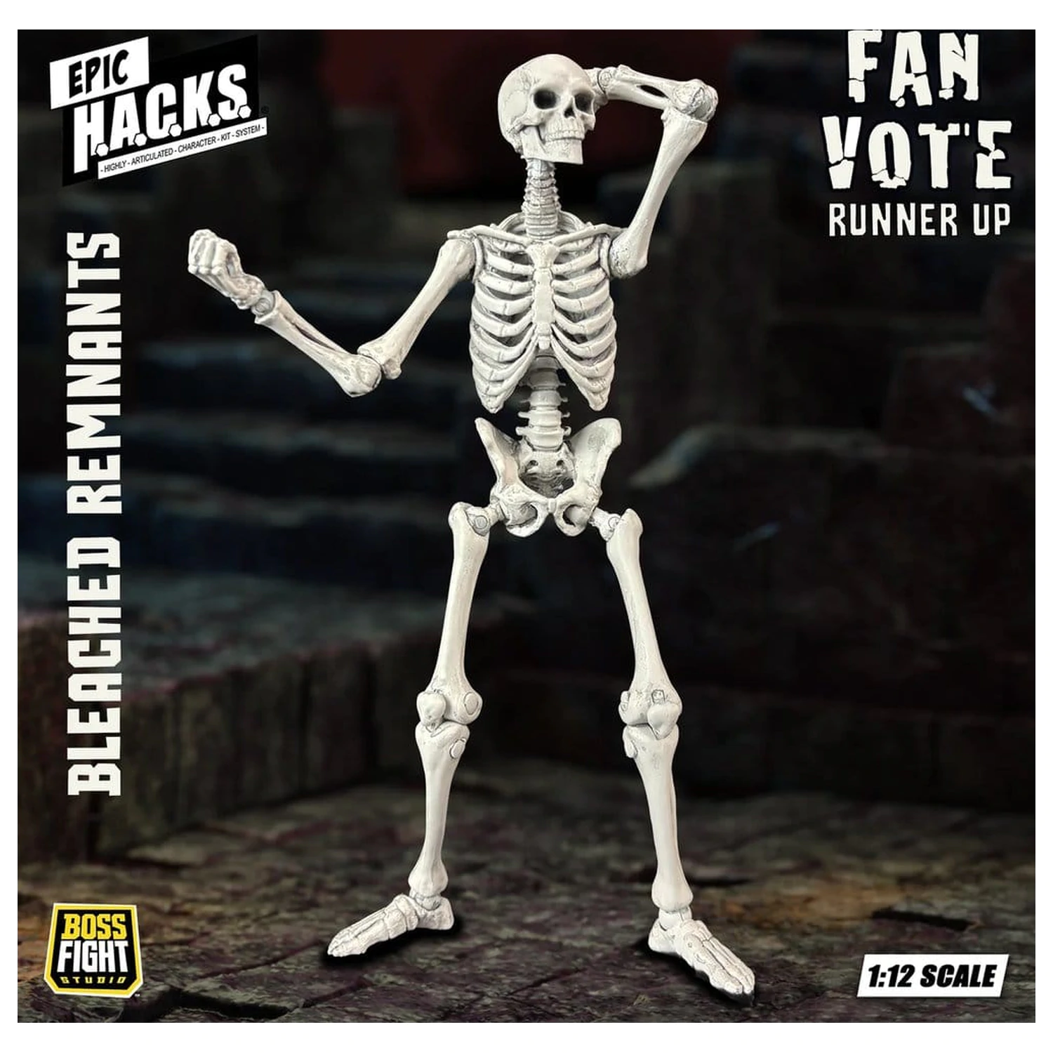 EPIC H.A.C.K.S. Akčná figúrka 1/12 Skeleton Blank Bleached Remnants produktová fotografia