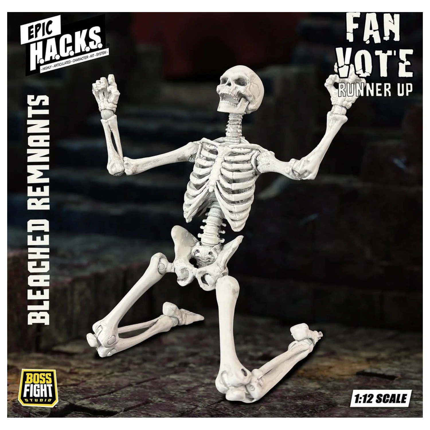 EPIC H.A.C.K.S. Akčná figúrka 1/12 Skeleton Blank Bleached Remnants produktová fotografia
