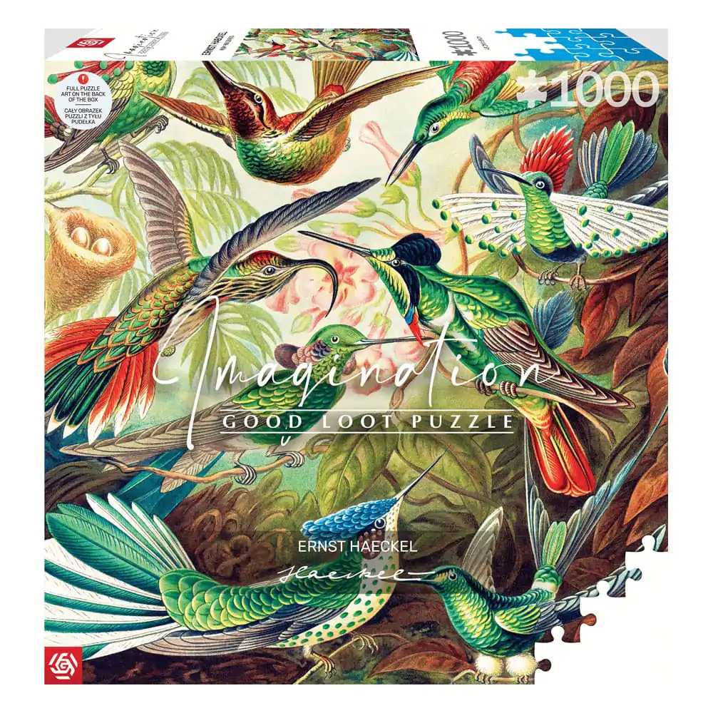 Ernst Haeckel Imagination Puzzle Hummingbirds/Kolibry (1000 kusov) termékfotó