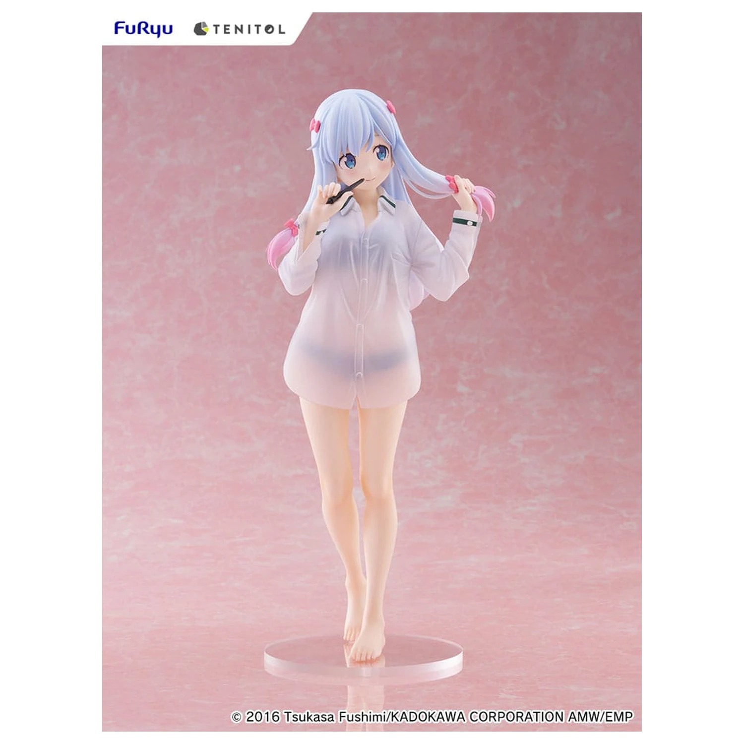 Eromanga Sensei Tenitol vysoká PVC socha Sagiri Izumi Shirts Ver. 30 cm produktová fotografia