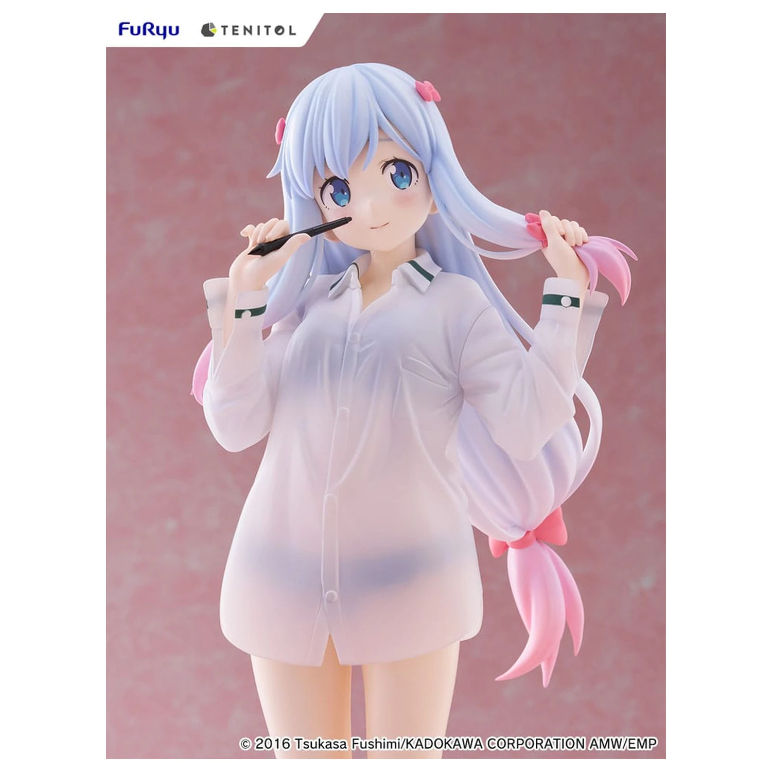 Eromanga Sensei Tenitol vysoká PVC socha Sagiri Izumi Shirts Ver. 30 cm produktová fotografia