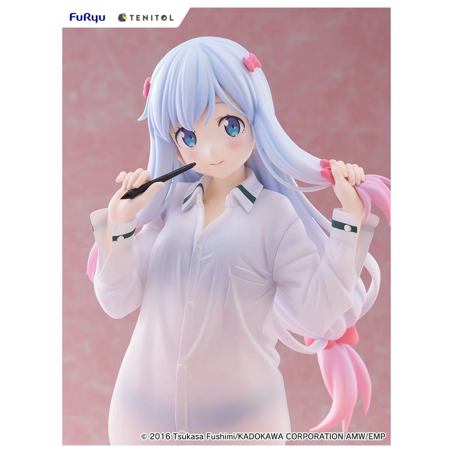 Eromanga Sensei Tenitol vysoká PVC socha Sagiri Izumi Shirts Ver. 30 cm produktová fotografia