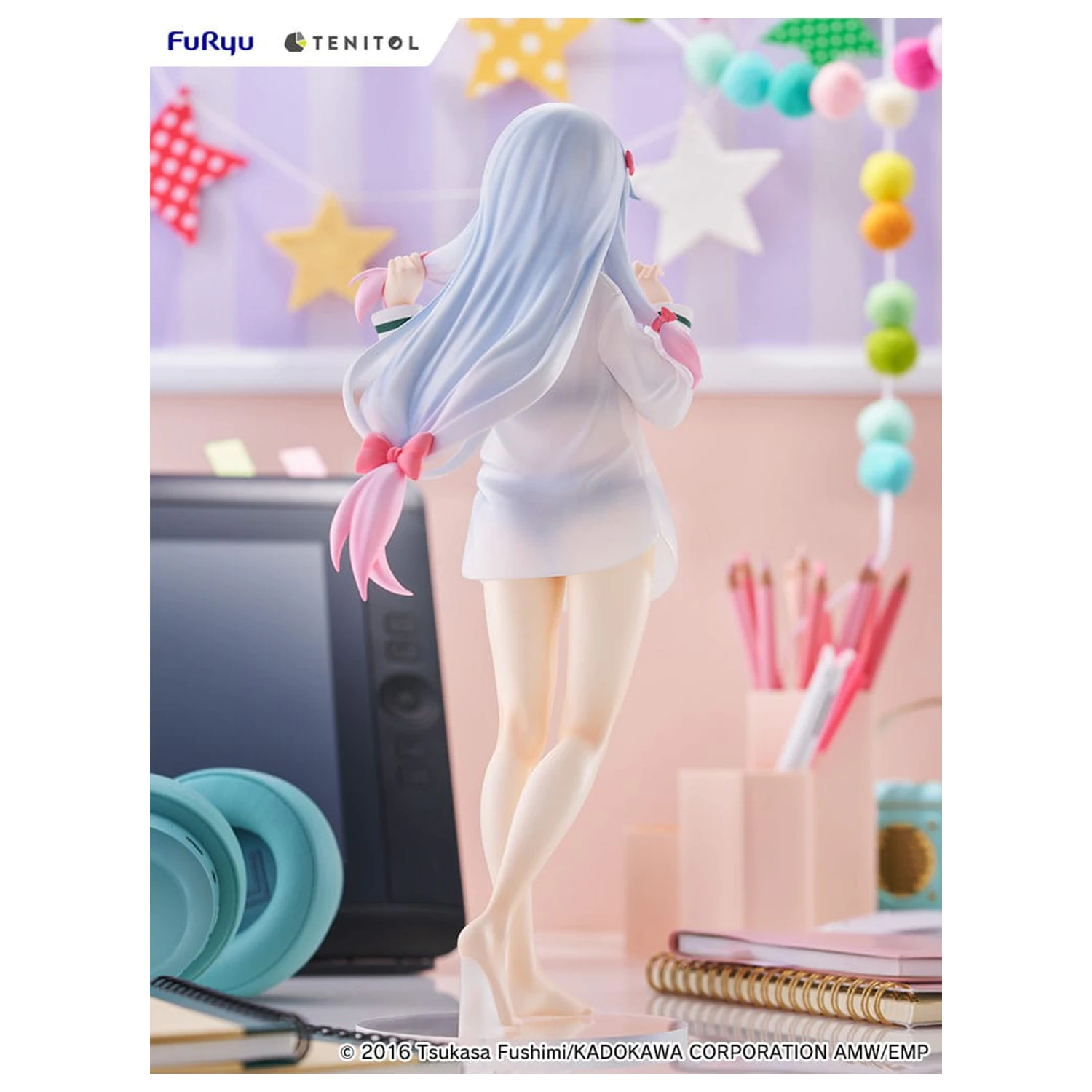 Eromanga Sensei Tenitol vysoká PVC socha Sagiri Izumi Shirts Ver. 30 cm produktová fotografia