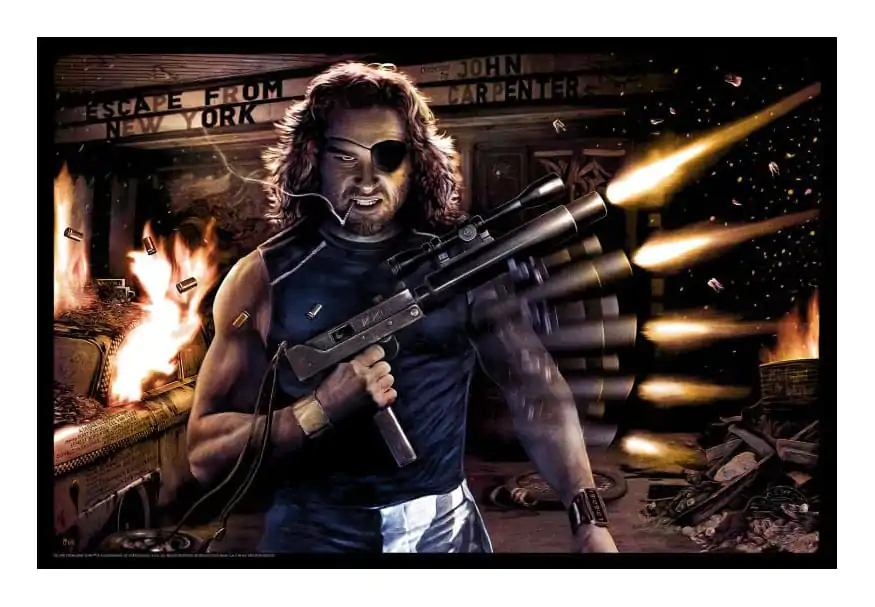 Escape from New York Art Print Snake Plissken 46 x 61 cm - nezarámovaný termékfotó