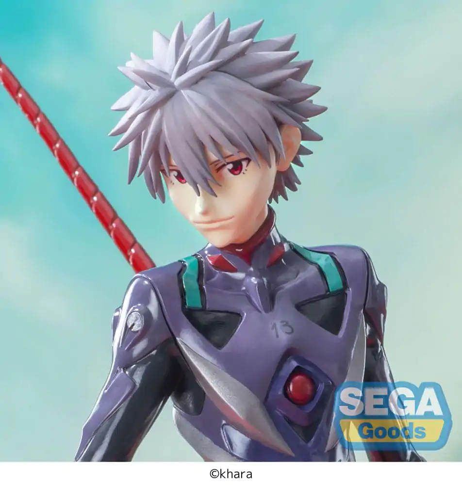 Evangelion: 3.0+1.0 Thrice Upon a Time Luminasta PVC Socha Kaworu Nagisa x Spear of Longinus 21 cm produktová fotografia
