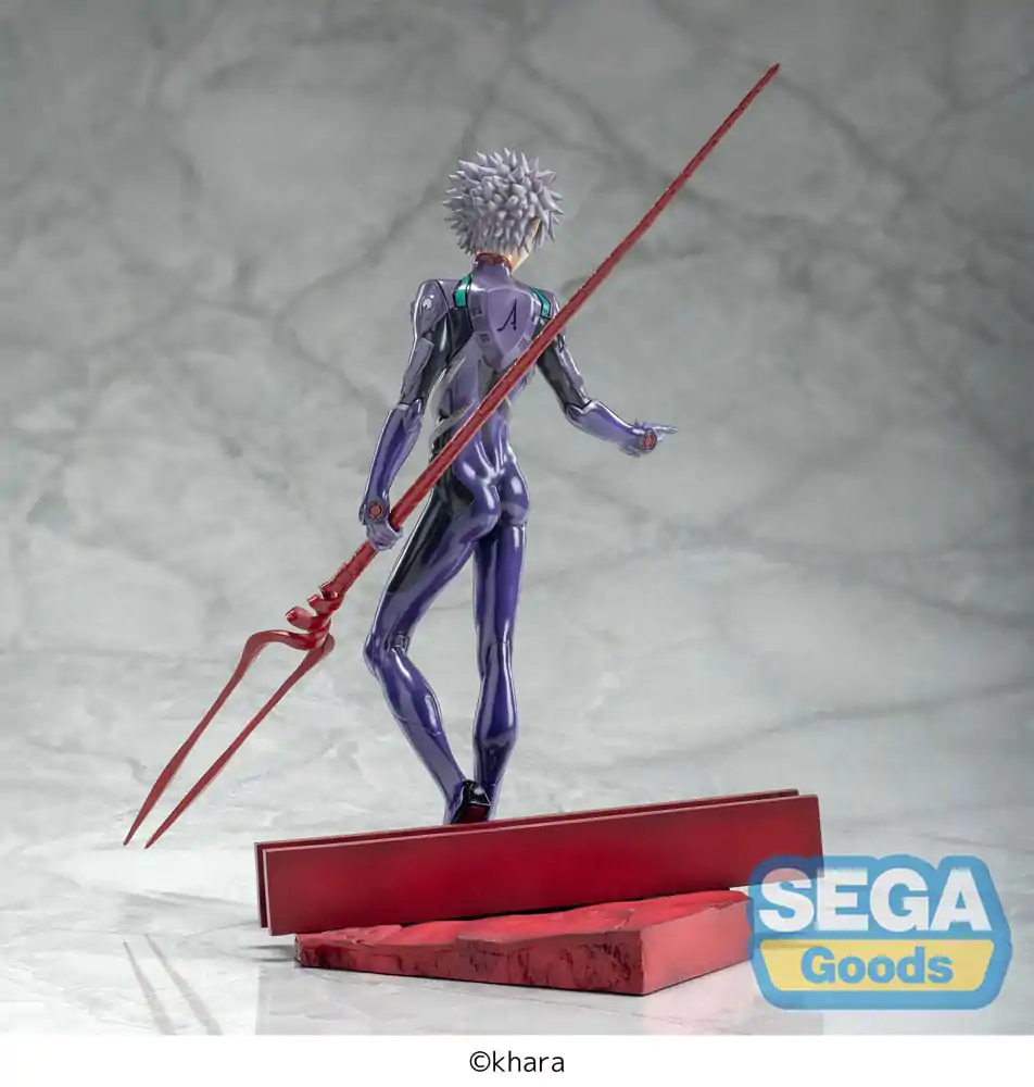 Evangelion: 3.0+1.0 Thrice Upon a Time Luminasta PVC Socha Kaworu Nagisa x Spear of Longinus 21 cm produktová fotografia