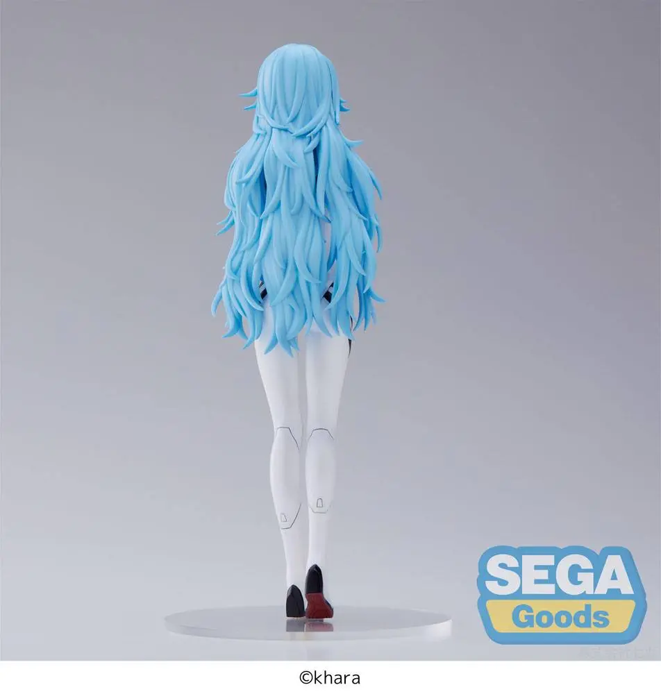 Evangelion: 3.0+1.0 Thrice Upon a Time SPM PVC Socha Rei Ayanami Long Hair Ver. 21 cm produktová fotografia