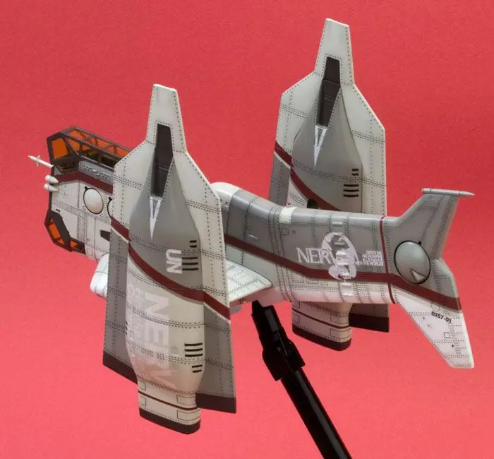 Evangelion: 3.0 Plastová modelová súprava 1/100 Vertical Take-Off & Landing Aircraft YAGR-N101 19 cm produktová fotografia