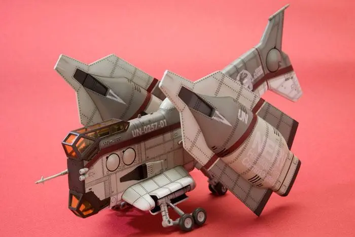 Evangelion: 3.0 Plastová modelová súprava 1/100 Vertical Take-Off & Landing Aircraft YAGR-N101 19 cm produktová fotografia