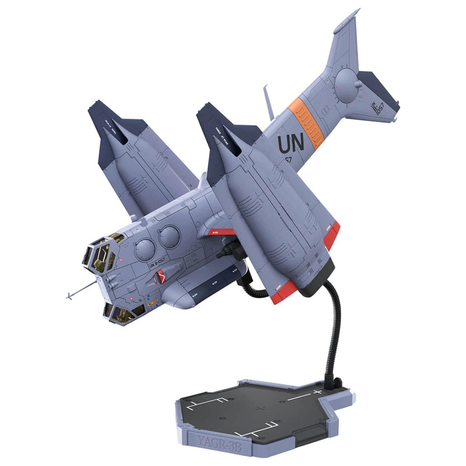Evangelion: 3.0 You can (not) redo Plastový Model Kit 1/72 YAGR-3B UNAF Close Air Support VTOL Aircraft Predfarbený Hotový Model Ver. 14 cm produktová fotografia