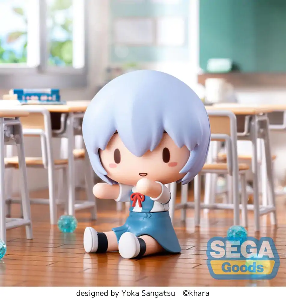 Evangelion: New Theatrical Edition Fuwa Petit Chibi Figúrka Rei Ayanami 8 cm produktová fotografia