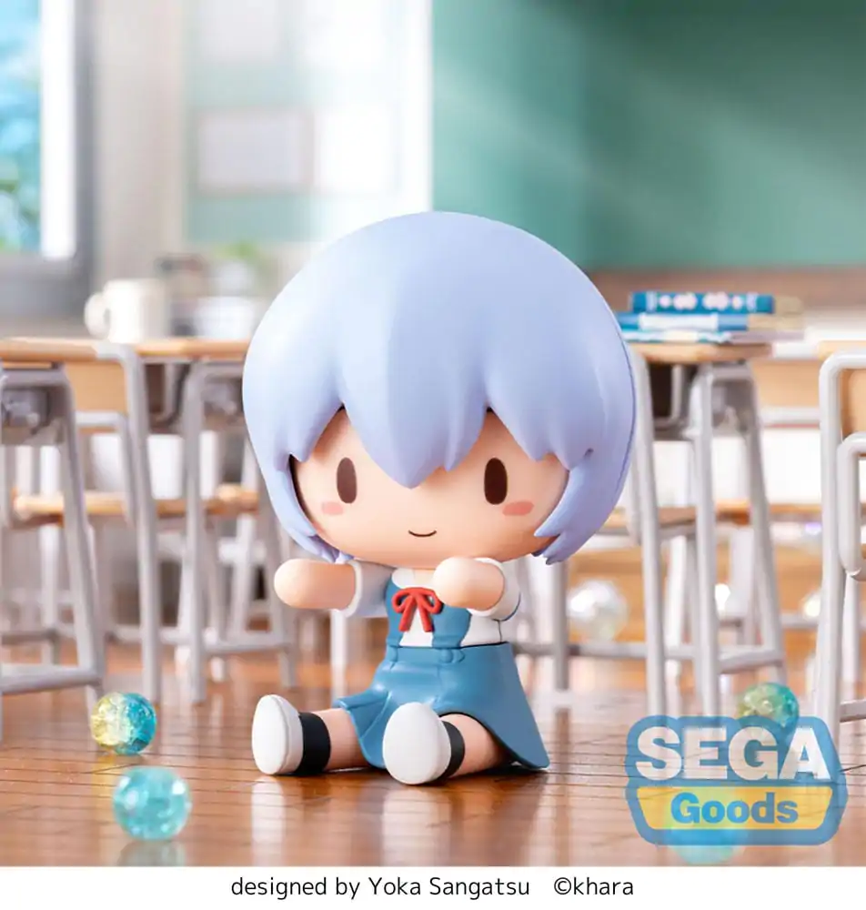 Evangelion: New Theatrical Edition Fuwa Petit Chibi Figúrka Rei Ayanami 8 cm produktová fotografia