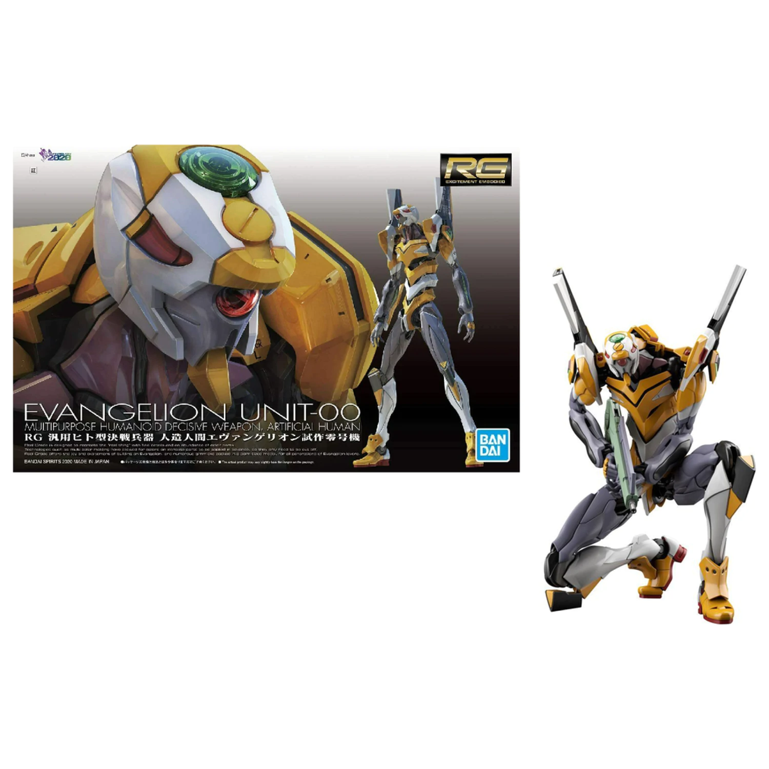 Evangelion RG NGE EVA Unit 00 Model stavebnice produktová fotografia