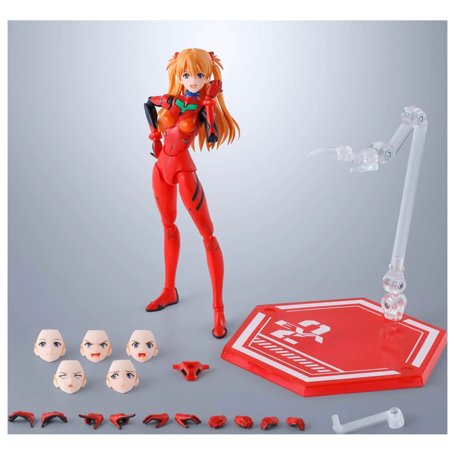 Evangelion S.H.Figuarts akčná figúrka Asuka Shikinami Langley 14 cm produktová fotografia