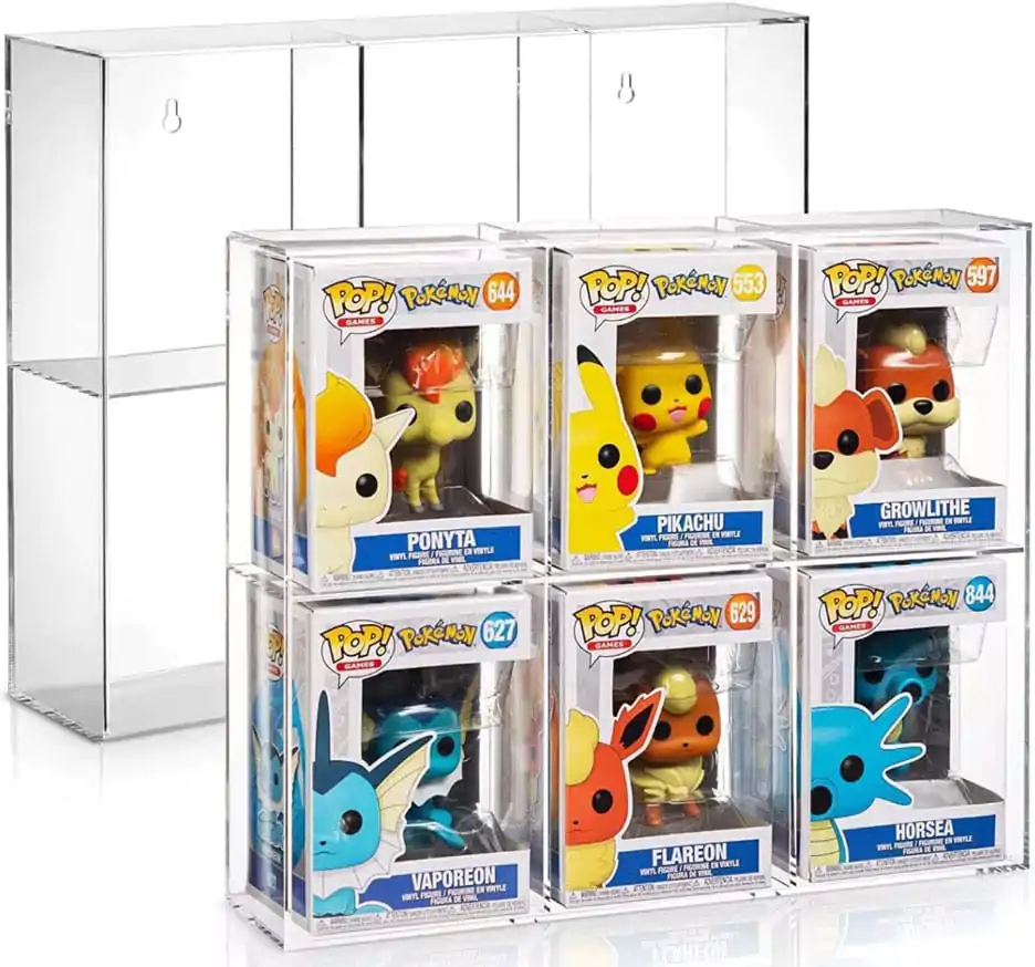 Evoretro Akrylová vitrína pre 6 Funko Pop figúrok produktová fotografia