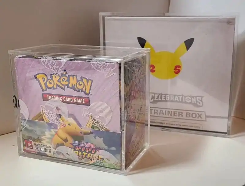 Evoretro akrylová vitrína pre Booster Boxy / Elite Trainer Boxy Ver. 1 s posuvným vekom produktová fotografia