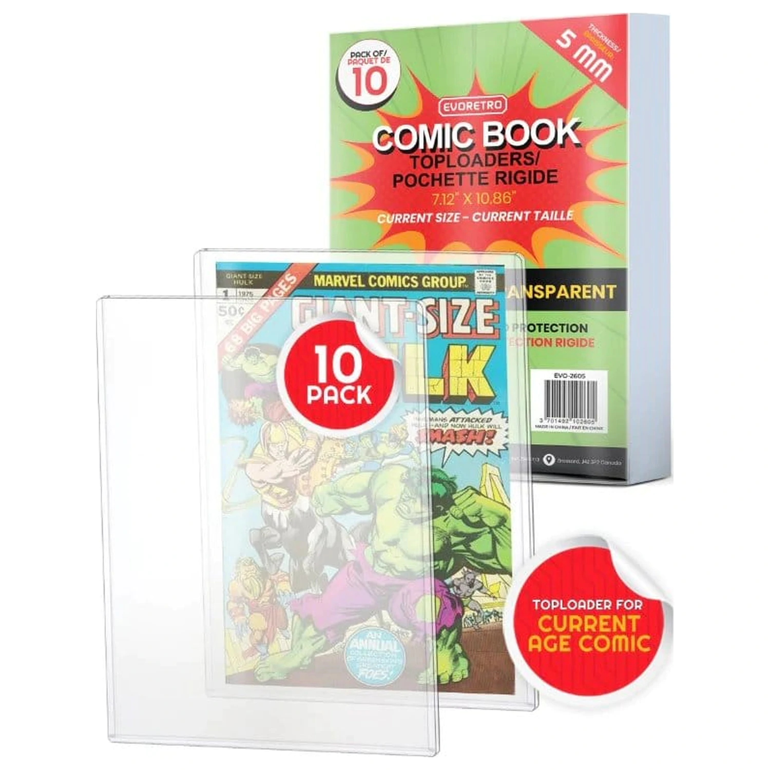 Evoretro Comics držiak na topload, balenie po 10 kusov (Current) produktová fotografia