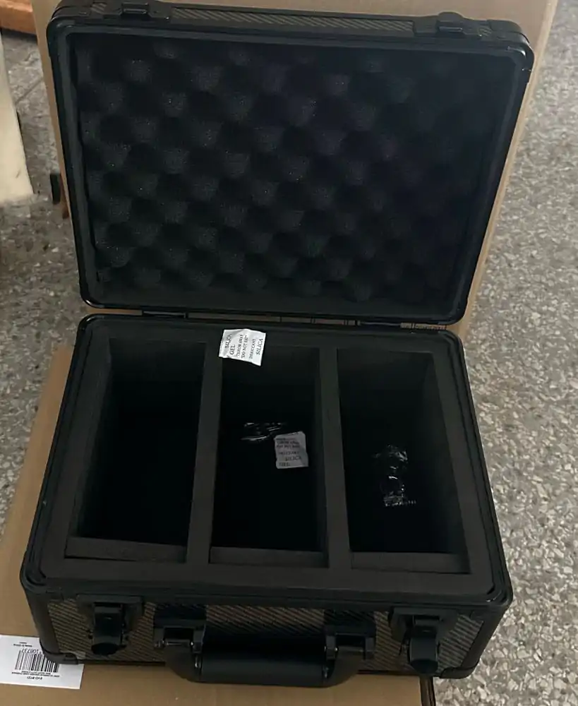 Evoretro kufor na obchodné karty strieborná/sivá Small produktová fotografia