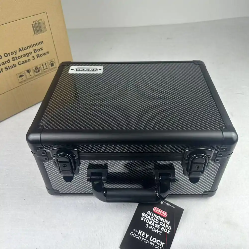 Evoretro kufor na obchodné karty strieborná/sivá Small produktová fotografia