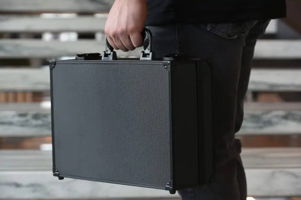 Evoretro kufor na obchodné karty Black produktová fotografia