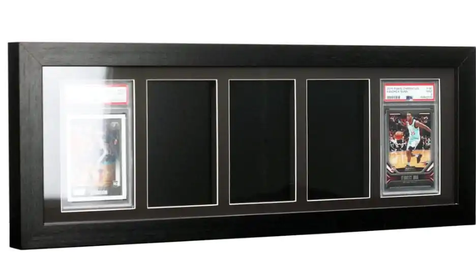 Evoretro rám na vystavenie hodnotených kariet pre 5 PSA hodnotených kariet produktová fotografia