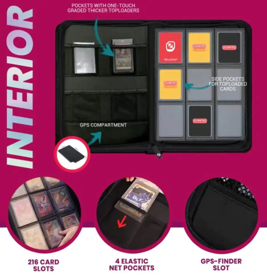 Evoretro Shield+ Topload album na karty 216 kariet Purple produktová fotografia