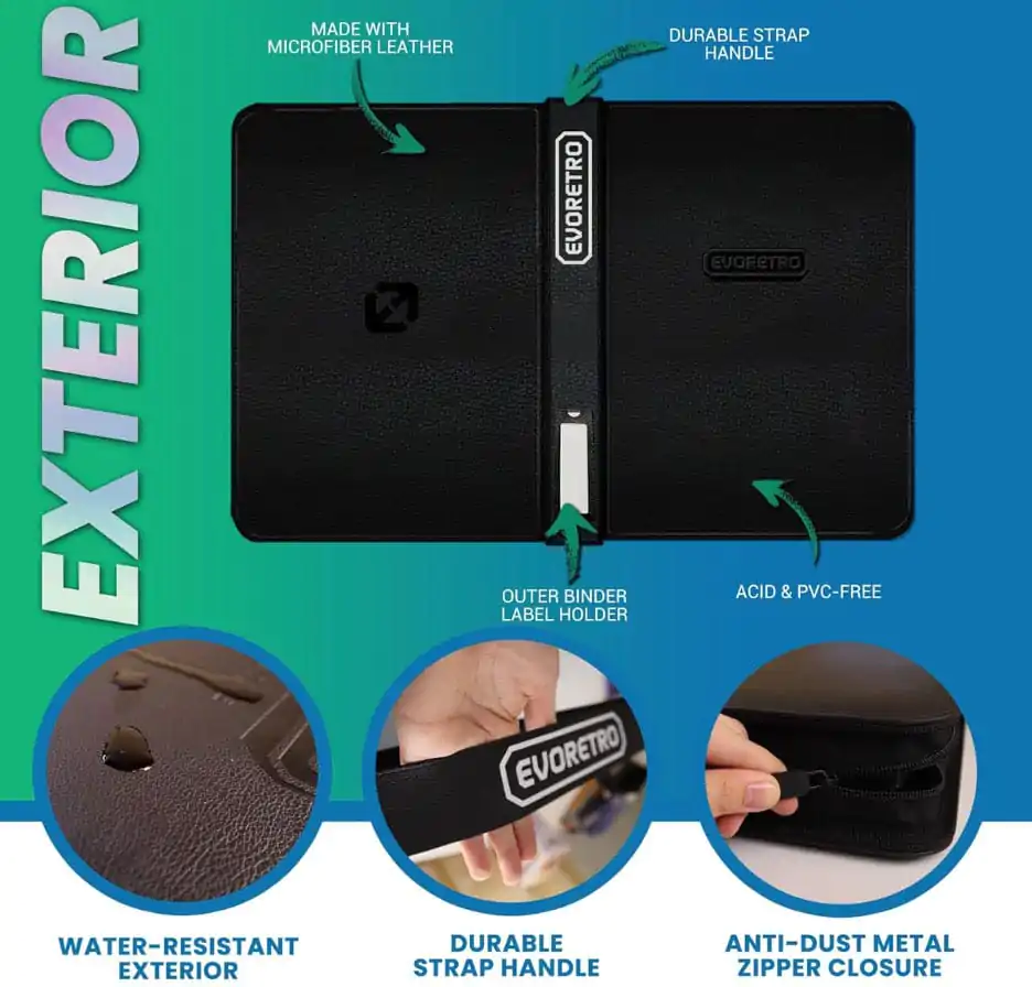 Evoretro Shield+ Topload karty Binder Compact 96 Karten Čierny produktová fotografia