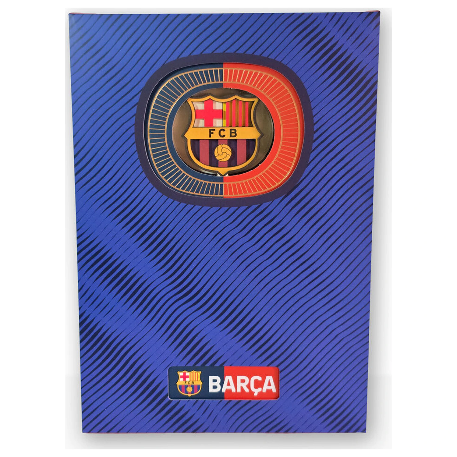 F.C. Barcelona A5 zápisník produktová fotografia