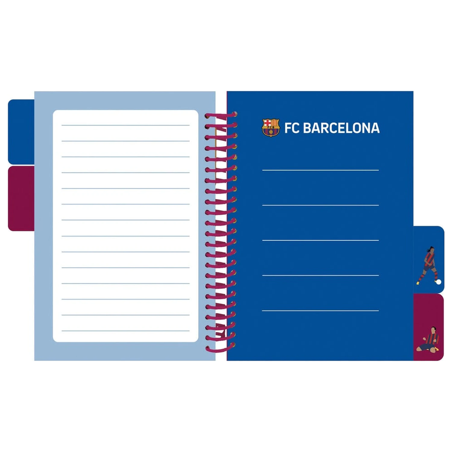 F.C. Barcelona A6 zápisník produktová fotografia