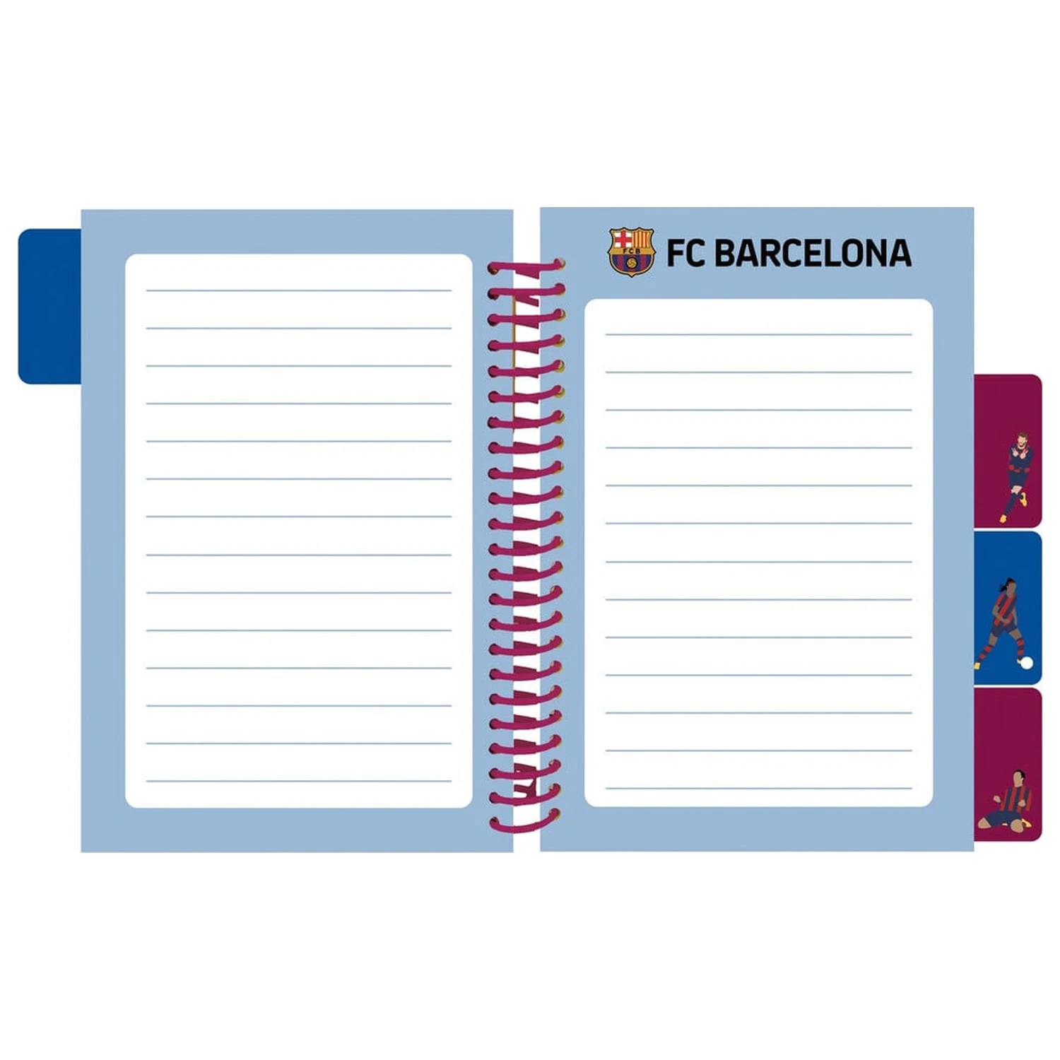 F.C. Barcelona A6 zápisník produktová fotografia