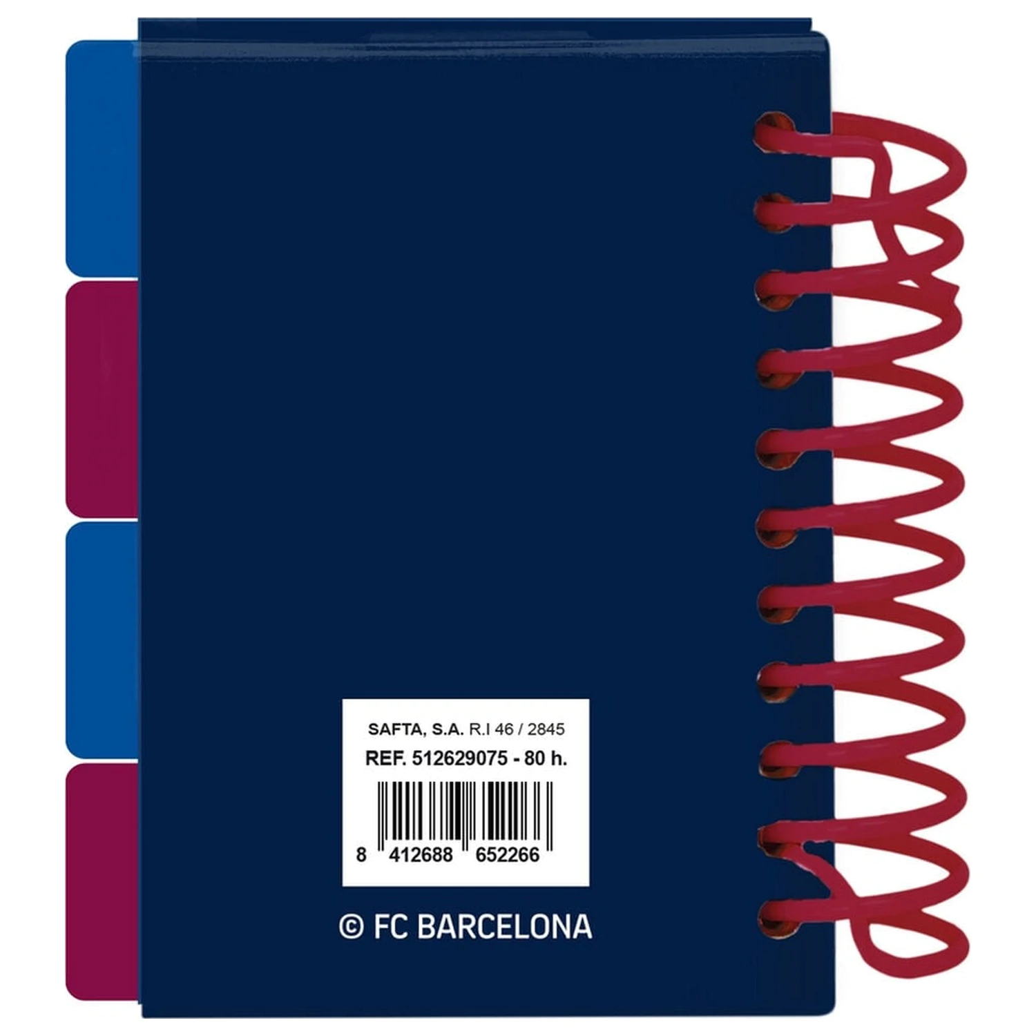 F.C. Barcelona A7 zápisník produktová fotografia