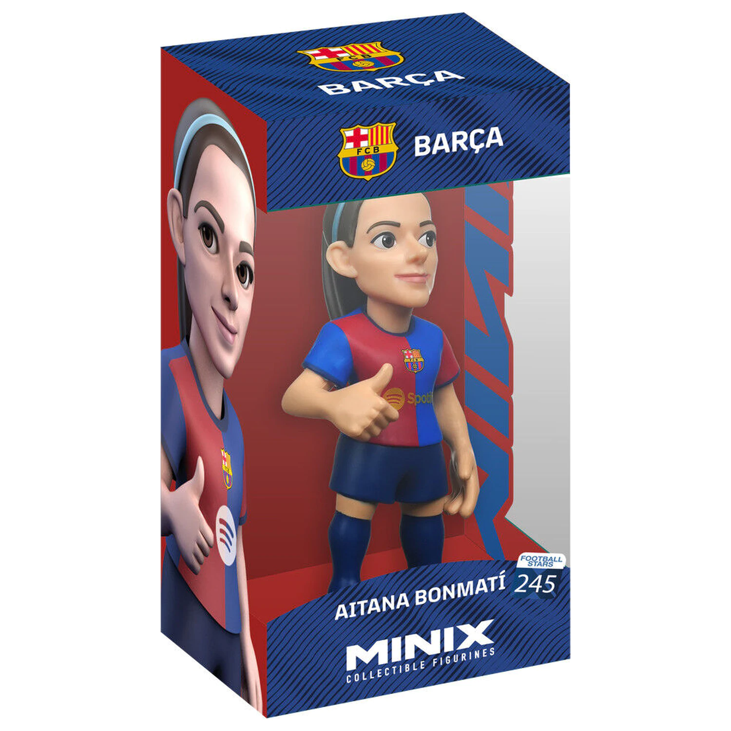 F.C. Barcelona Aitana Bonmati figúrka minix 12 cm produktová fotografia