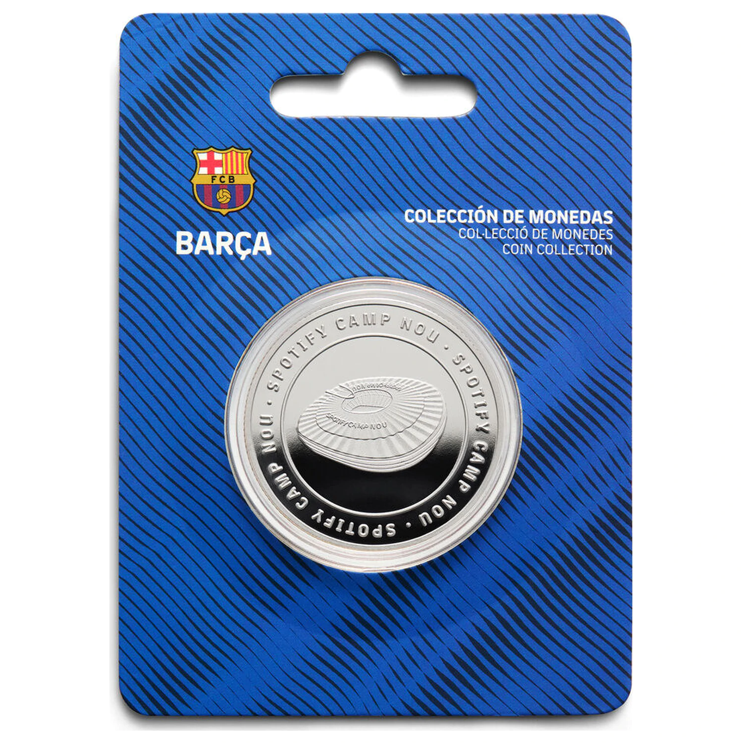 F.C. Barcelona Camp Nou pamätná minca produktová fotografia