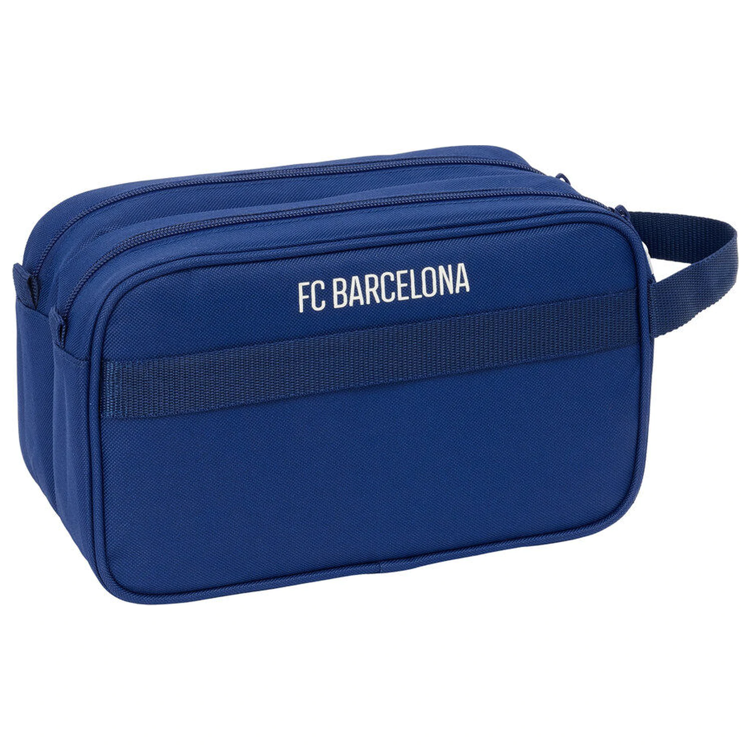 F.C. Barcelona dvojitá kozmetická taška produktová fotografia