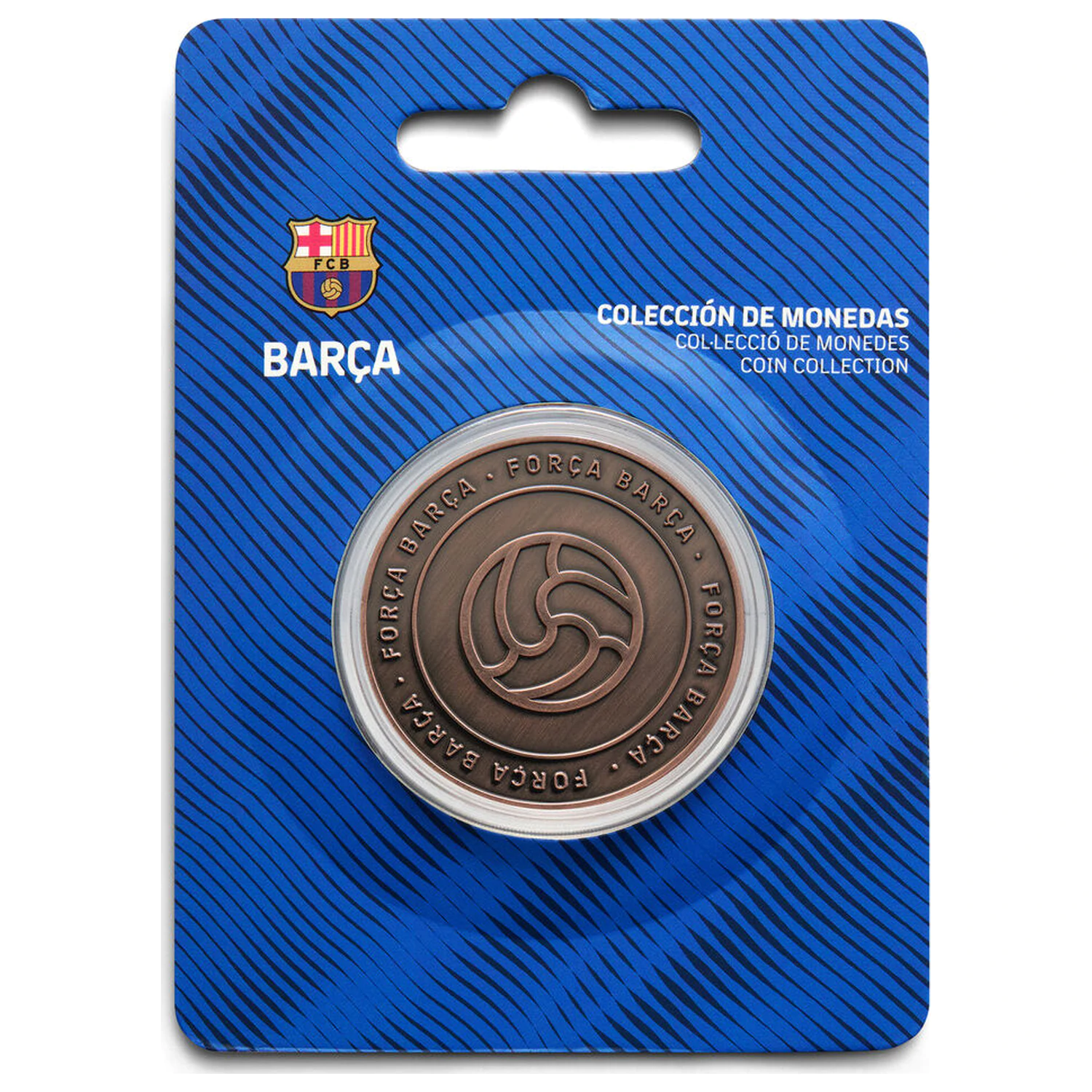 F.C. Barcelona Forza Barca pamätná minca produktová fotografia