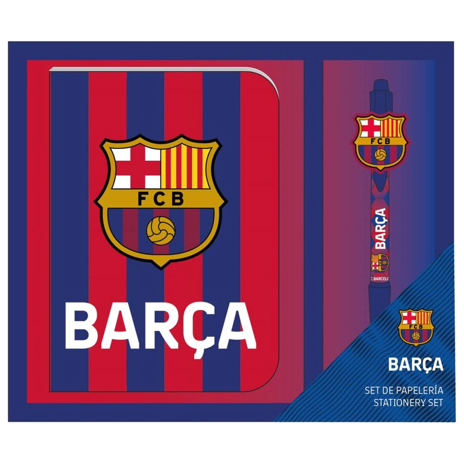 F.C. Barcelona Diár + pero produktová fotografia