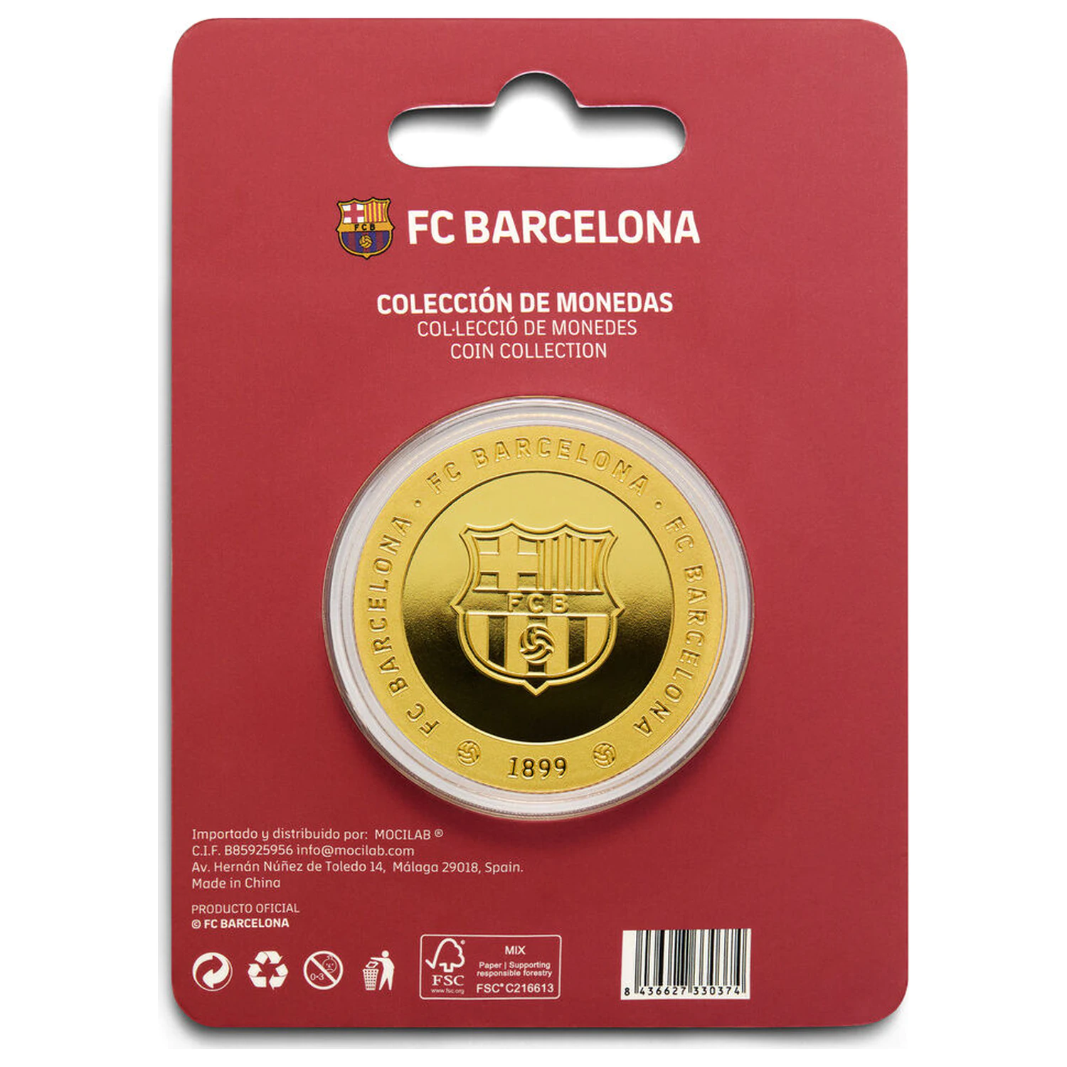 F.C. Barcelona Lamine Yamal pamätná minca produktová fotografia