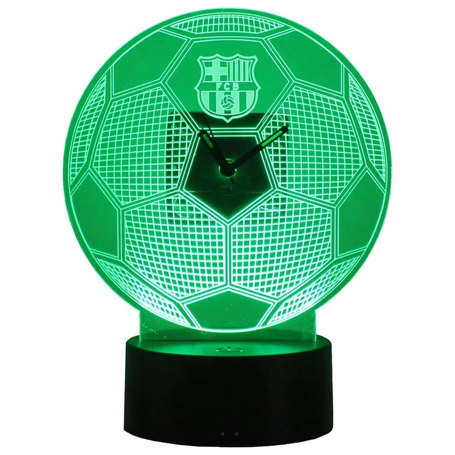 F.C. Barcelona LED metakrylátové hodiny produktová fotografia