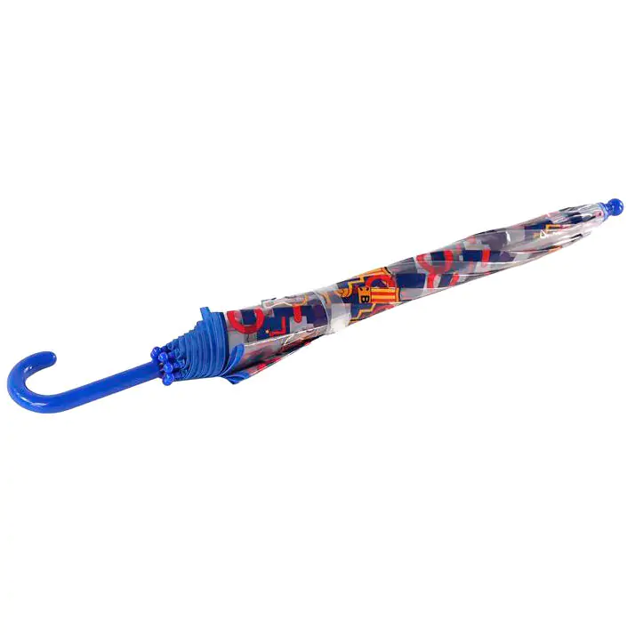 F.C Barcelona manuálny priehľadný dáždnik 48 cm produktová fotografia