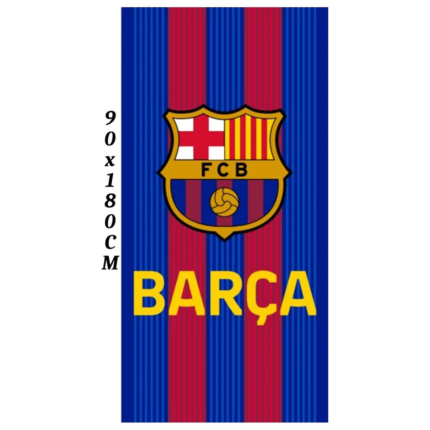 F.C Barcelona mikrovláknová plážová osuška produktová fotografia