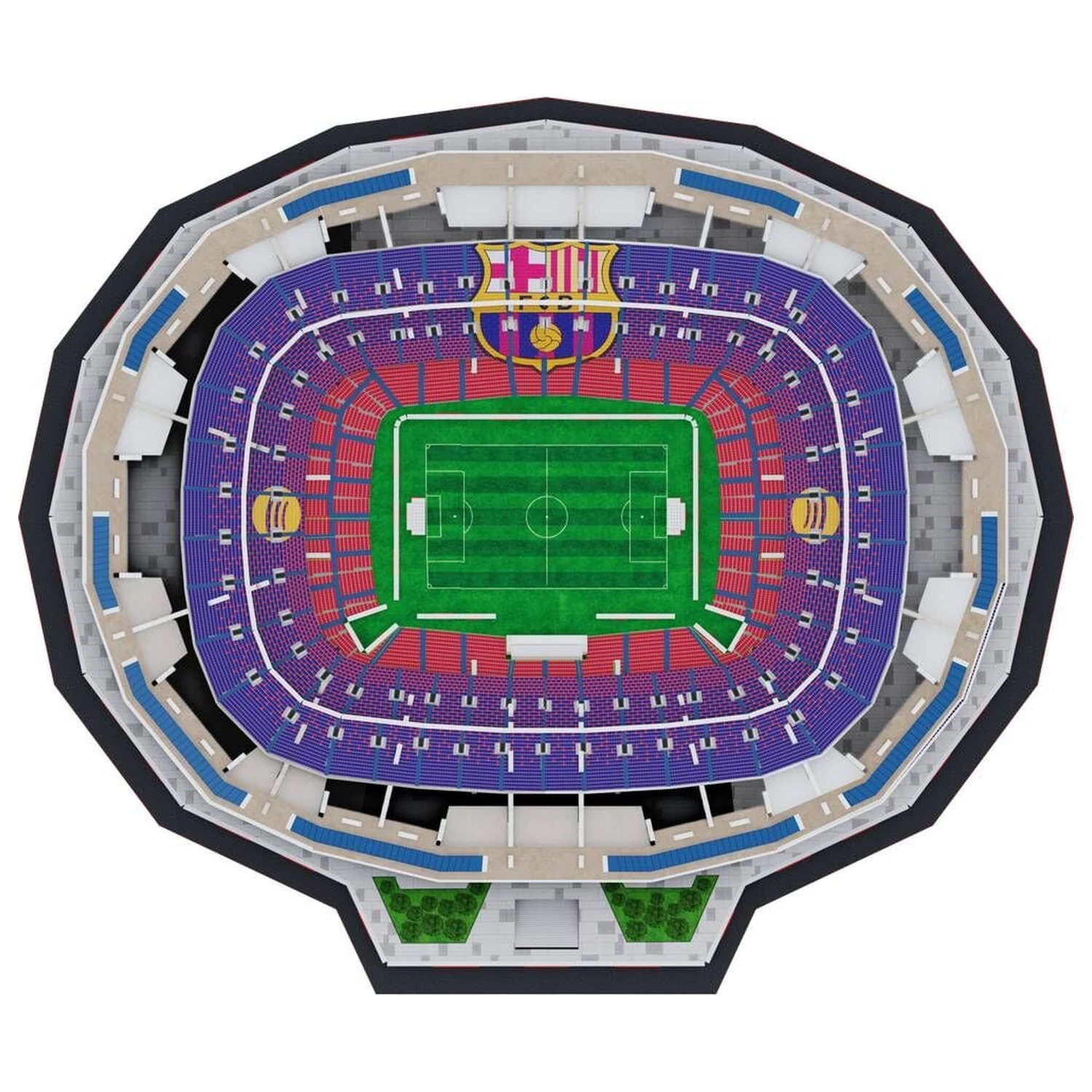 F.C. Barcelona Nový Spotify Camp Nou 3D puzzle štadión produktová fotografia