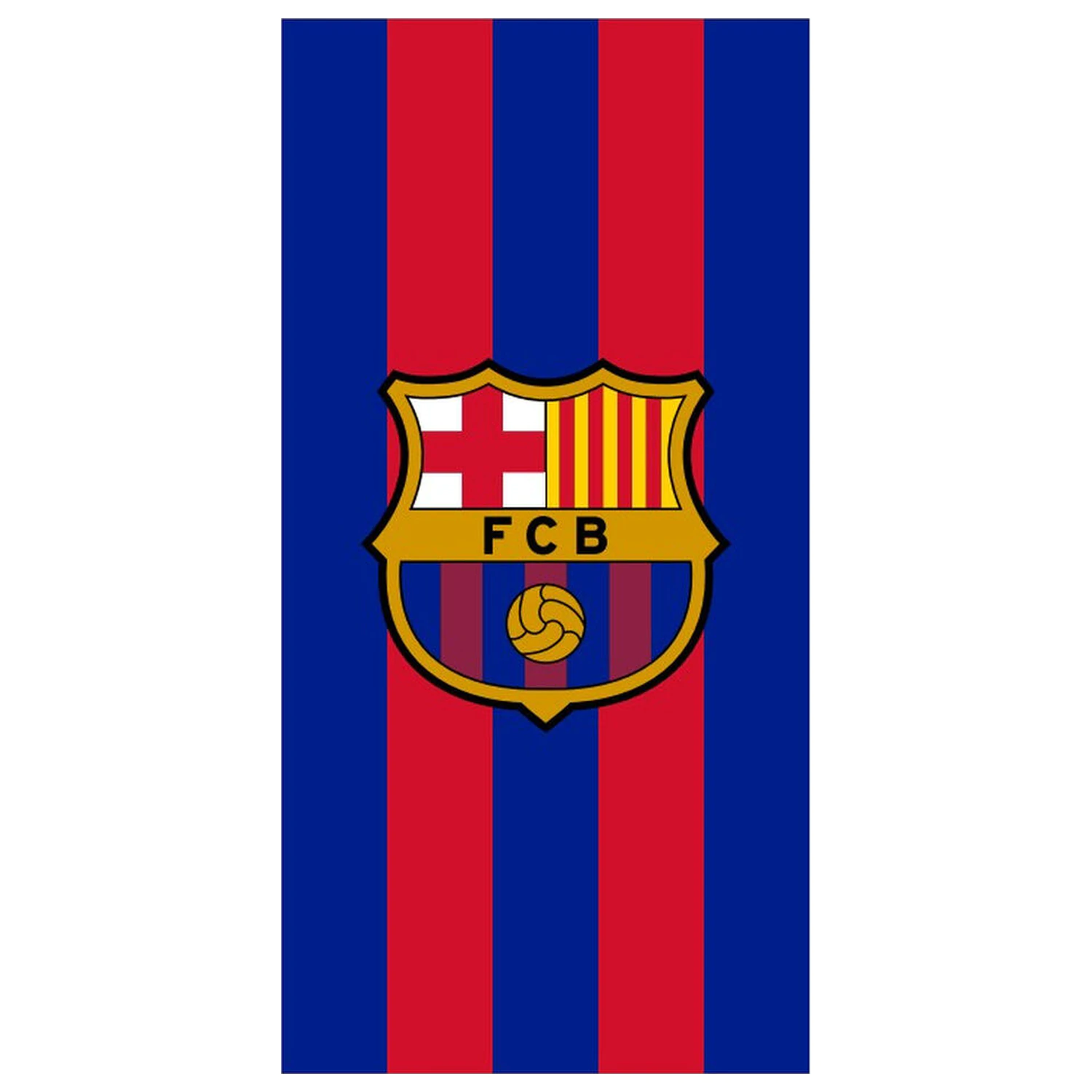 F.C Barcelona bavlnený plážový uterák produktová fotografia
