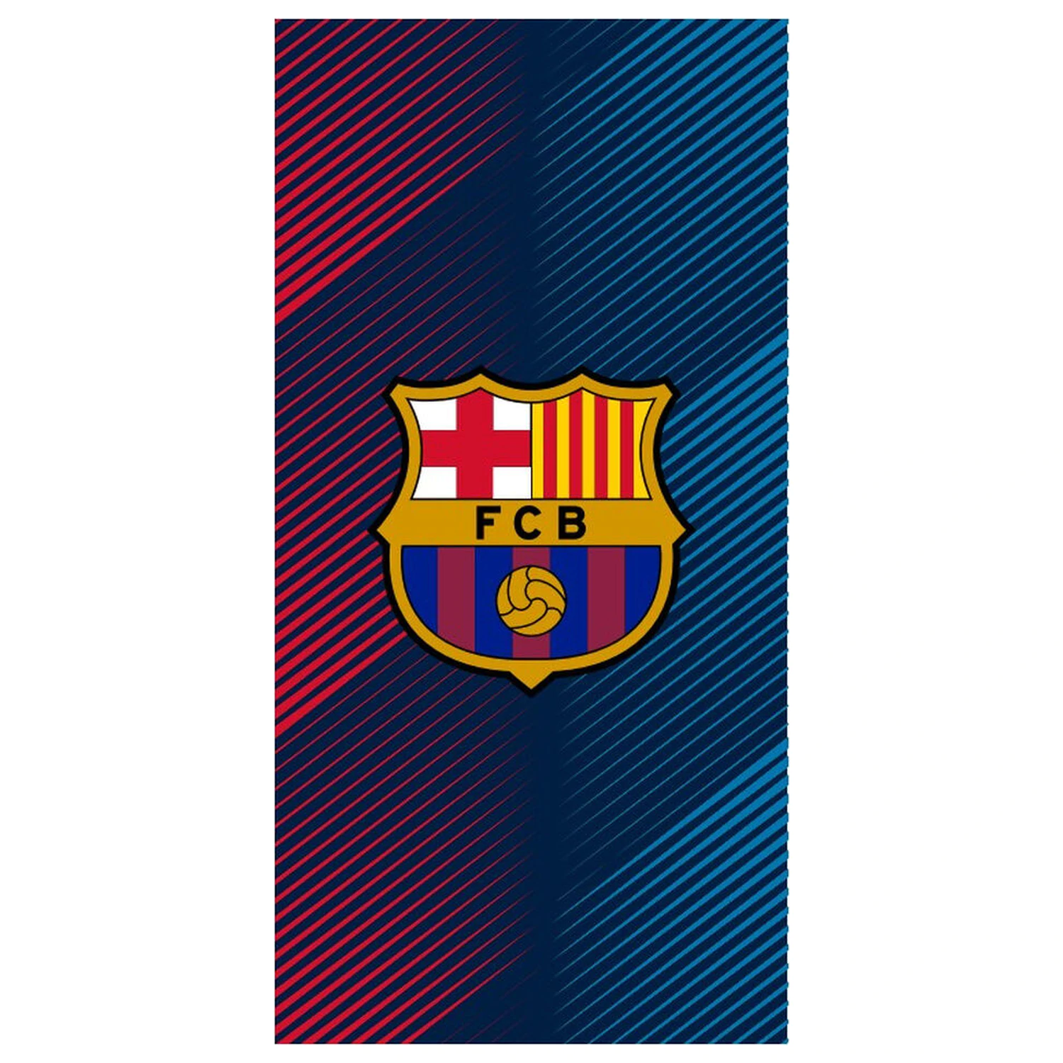 F.C Barcelona bavlnená plážová osuška produktová fotografia