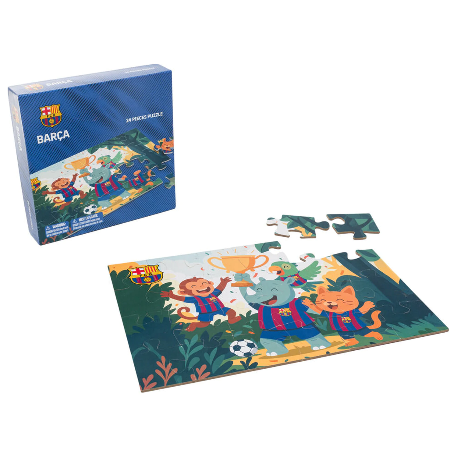 F.C. Barcelona puzzle 24 kusov produktová fotografia